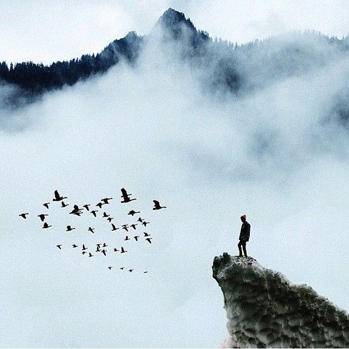 Chúng ta mong có được sự công nhận của bên ngoài, nhưng cuối cùng mới biết, thế giới là của bản thân mình không chút liên quan với người khác. (Ảnh: pinterest.com)